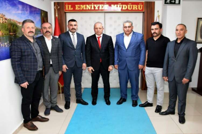 MHP’den emniyet müdürü Loğoğlu’na ziyaret